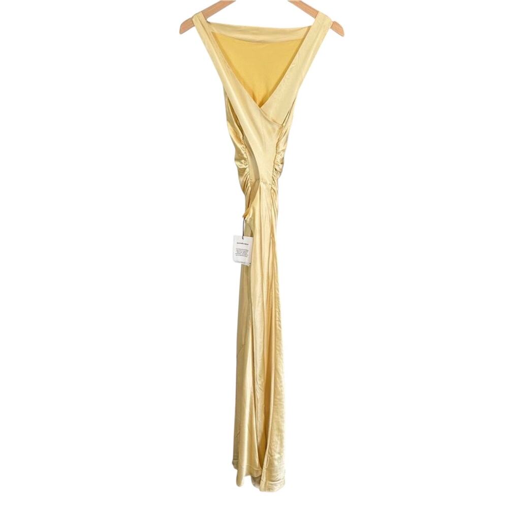 New Reformation Casette Silk Dress - Picture 3 of 5